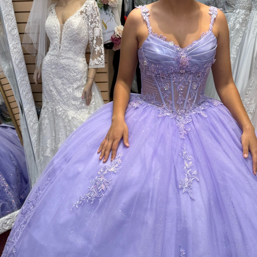 Lavender Ball Gown Quinceañera Dress